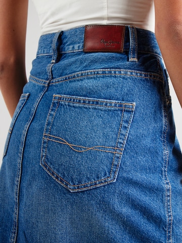 Fustă de la Pepe Jeans pe albastru