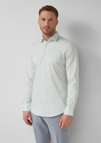 s.Oliver Regular fit Button Up Shirt in Blue