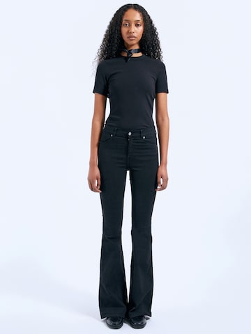Dr. Denim Bootcut Jeans 'Macy' in Schwarz