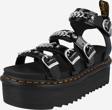 Sandales 'Blaire' Dr. Martens en noir : devant