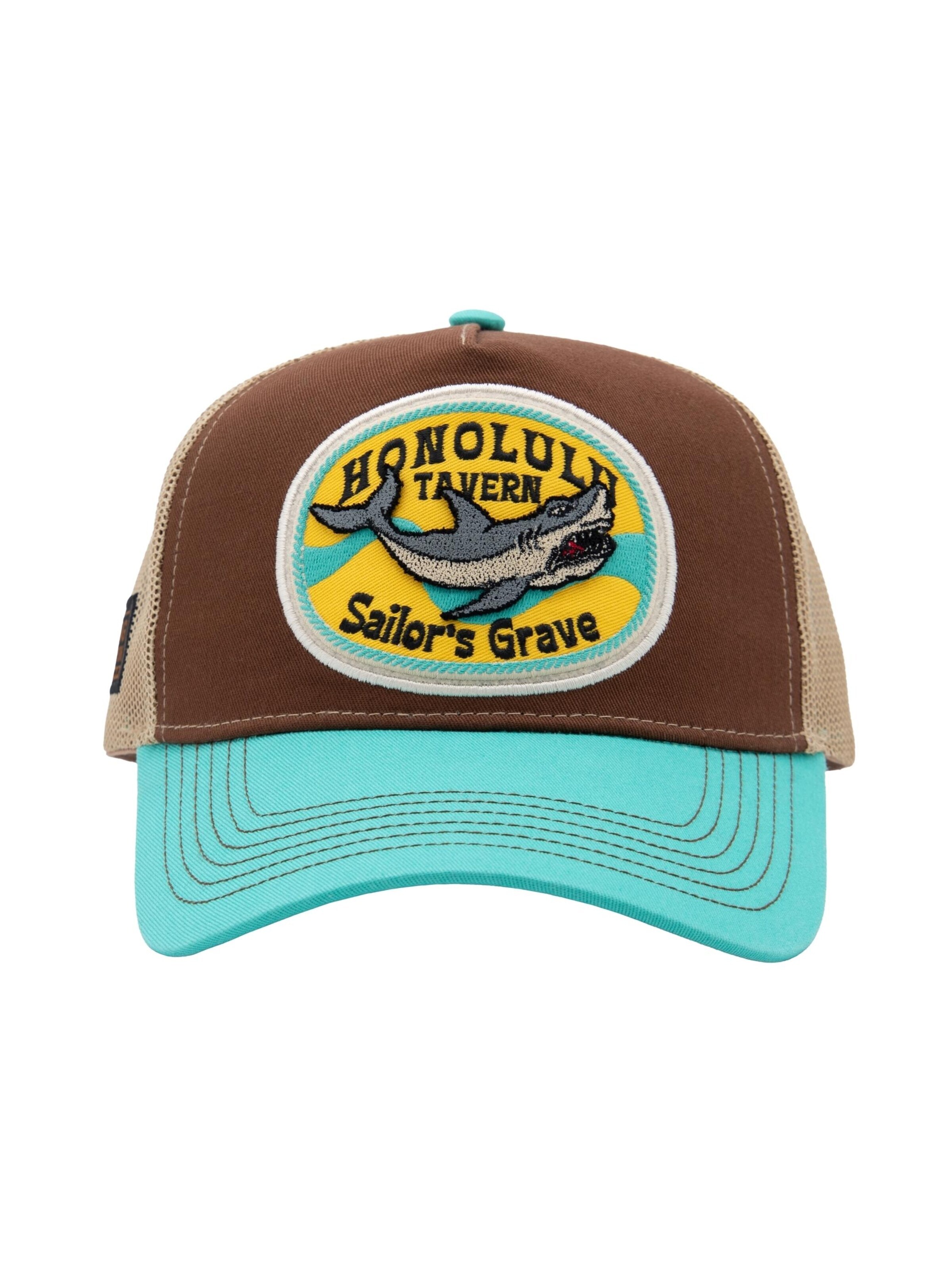 King Kerosin Cap 'Honolulu Tavern' in Brown