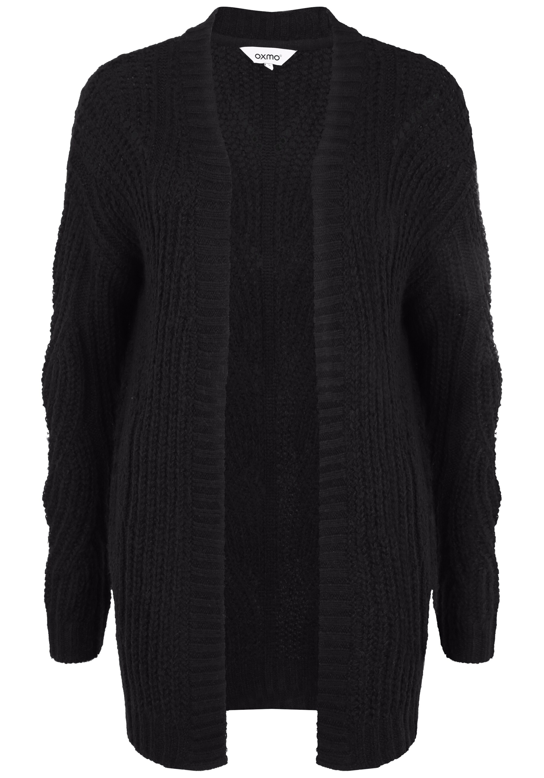 Oxmo Knit cardigan 'Cle' in Black: front