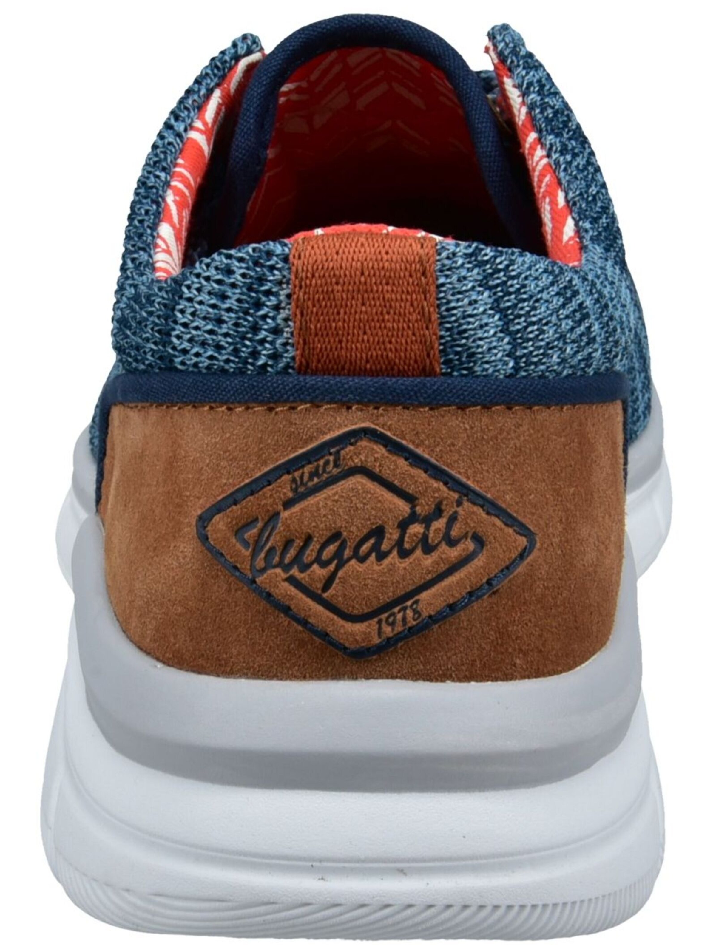 Baskets basses bugatti en bleu