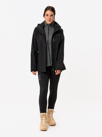 VAUDE Funktionsjacke 'Rosemoor 3in1 II ' in Schwarz