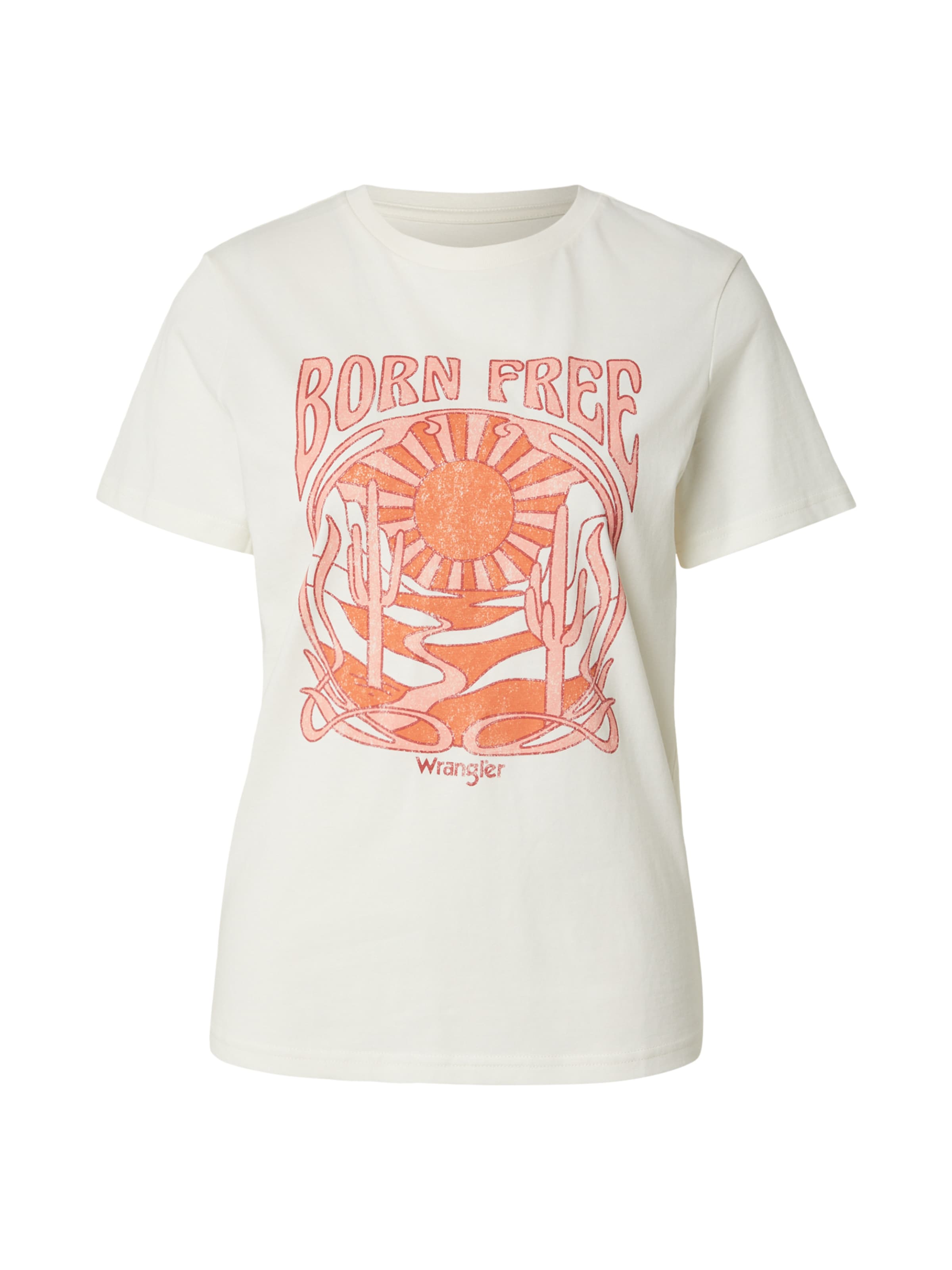 WRANGLER Футболка в Белый: спереди