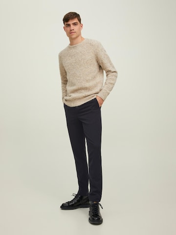 JACK & JONES Slimfit Broek 'Xavier' in Zwart