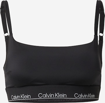 juoda Calvin Klein Swimwear Biustjė Bikinio viršutinė dalis: priekis
