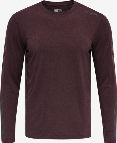 Hummel Functioneel shirt 'Mace' in de kleur Donkergrijs / Bessen, Productweergave