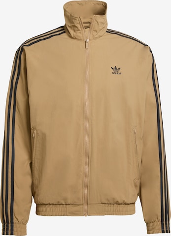 Veste mi-saison 'Adicolor Firebird' ADIDAS ORIGINALS en marron : devant