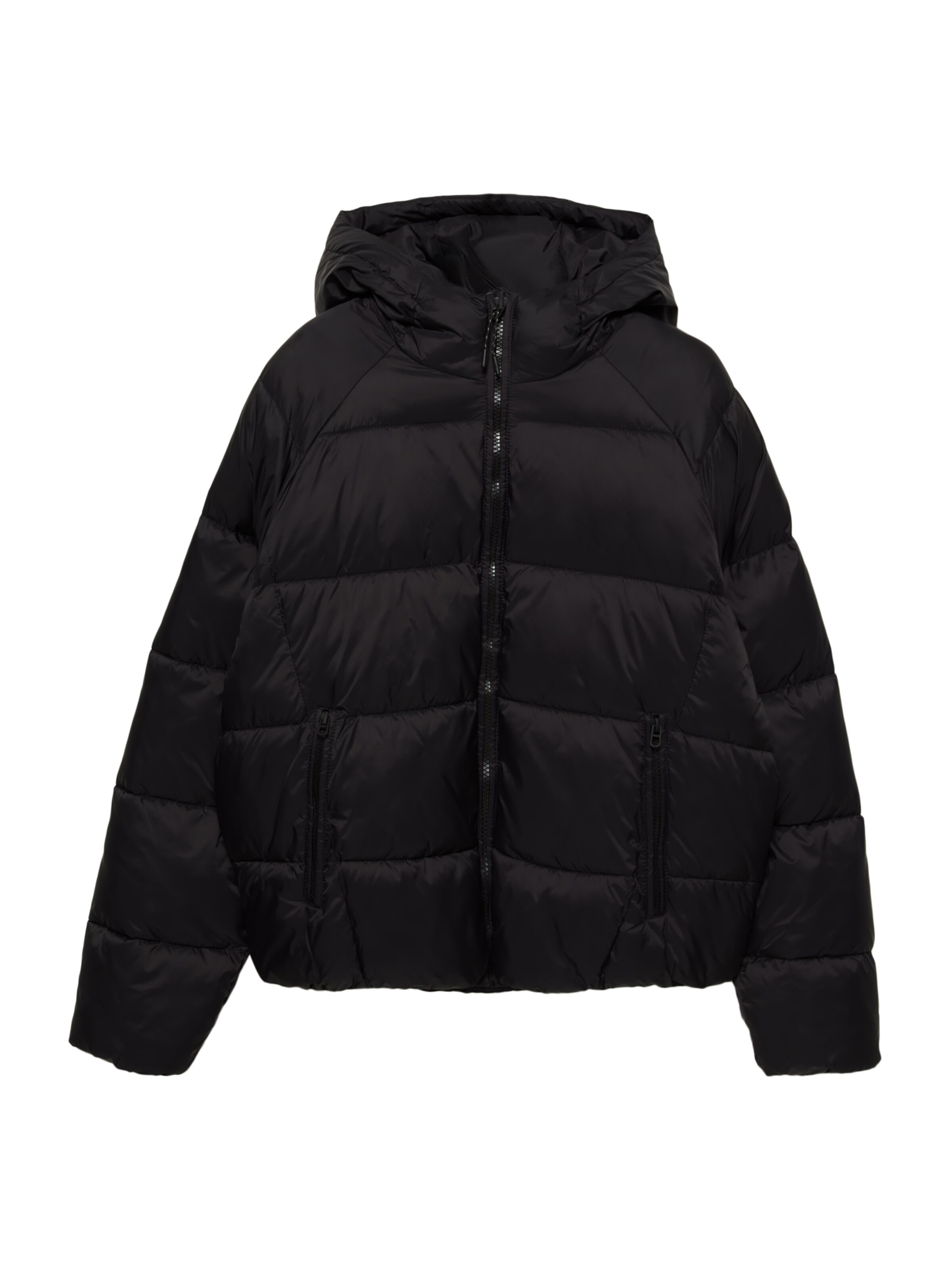 Pull&Bear Between-season jacket in Black: front