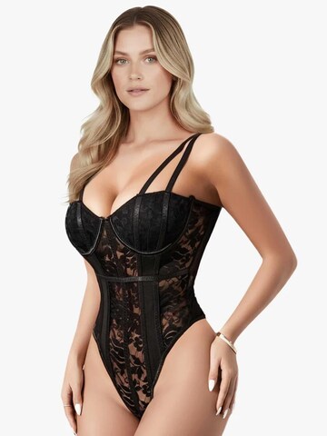 Shapetape Shapingbody 'Kanten Shaper Body Ruby' in Zwart
