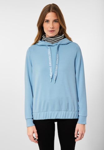 CECIL Sweatshirt in Blauw: voorkant