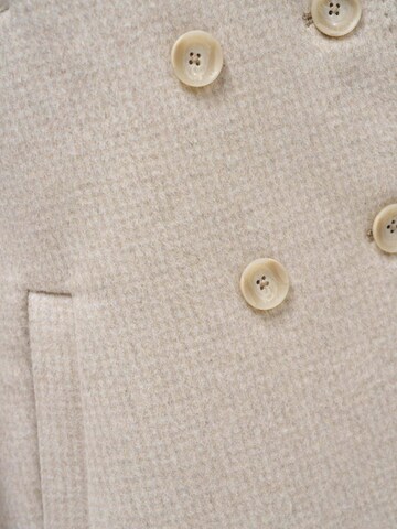Salsa Jeans Winterjacke 'Grace Long Woolen Coat' in Beige