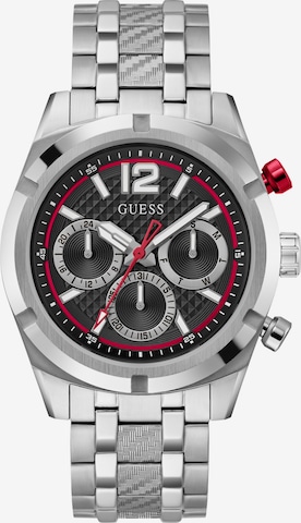 Orologio analogico 'RESISTANCE' di GUESS in argento: frontale