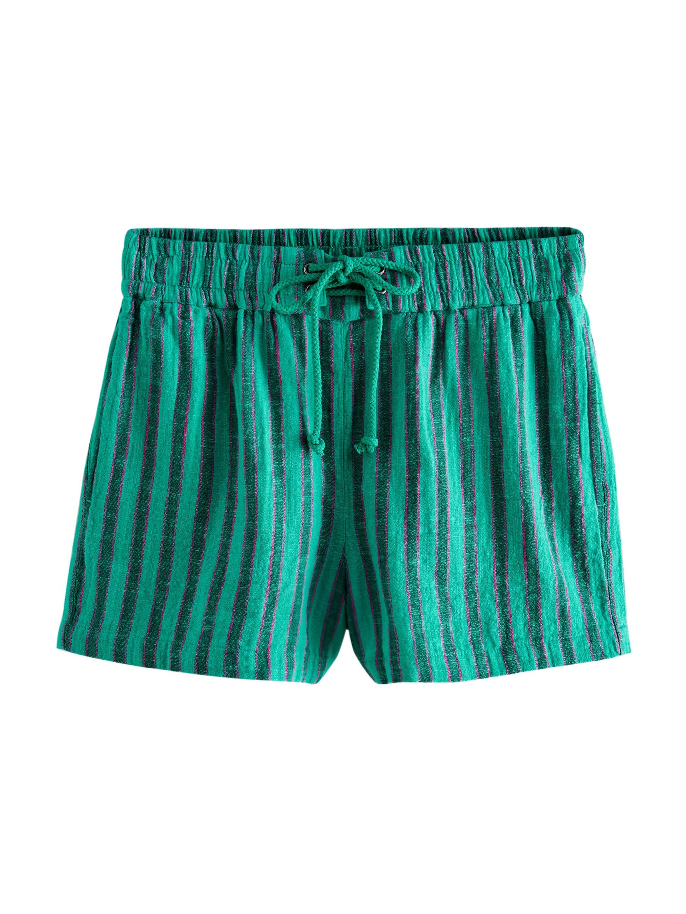 Pantaloni Next di colore smeraldo / verde scuro / lilla, Visualizzazione prodotti