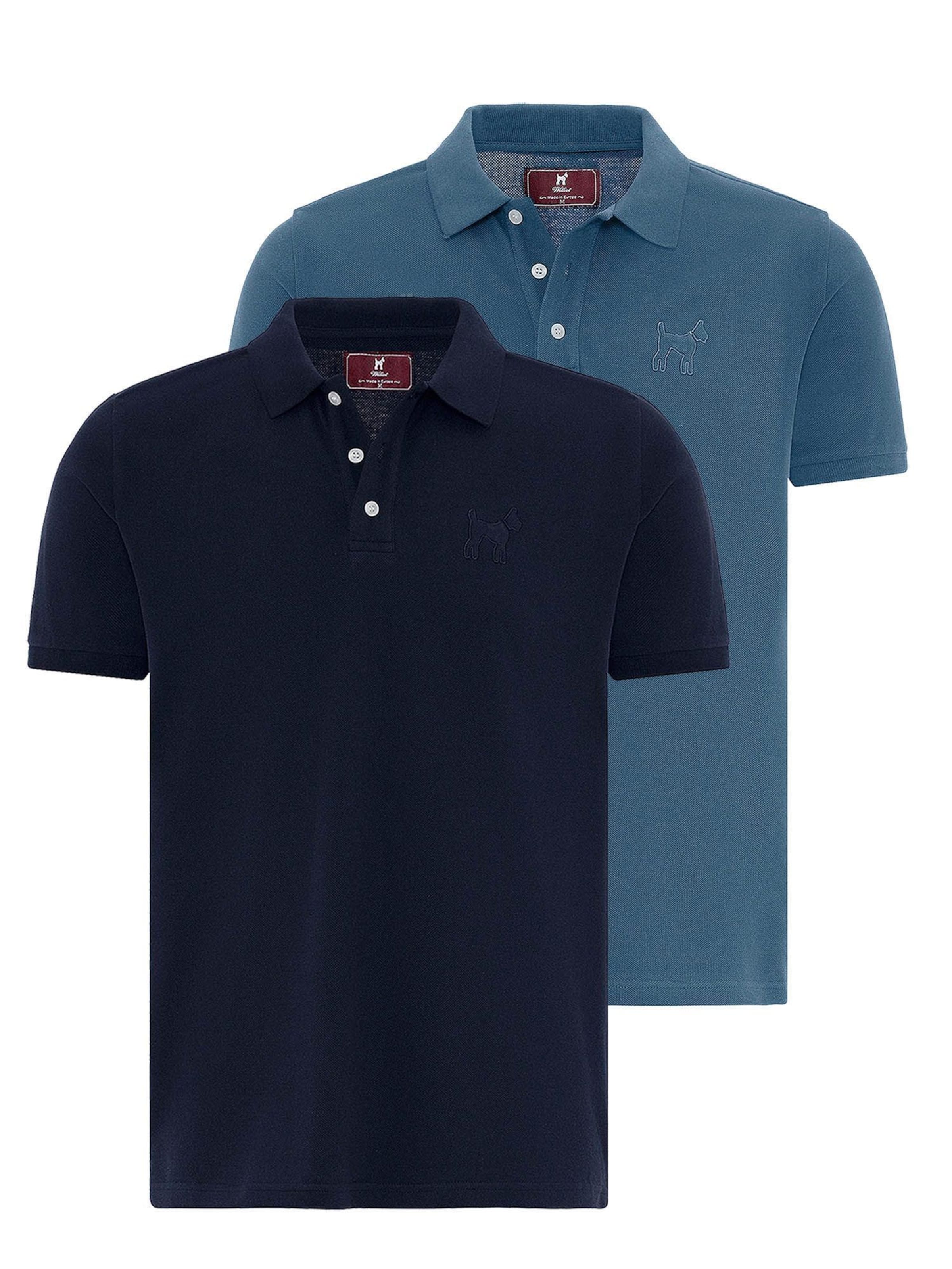 Williot Μπλουζάκι σε μπλε περιστεριού / μαύρο, Άποψη προϊόντος