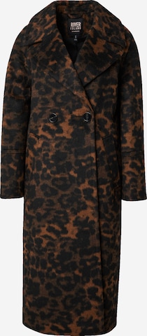 River Island Between-seasons coat in Brown: front