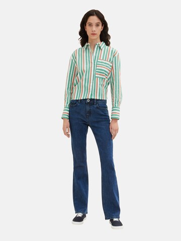 TOM TAILOR Bootcut Jeans 'Kate Narrow' in Blauw