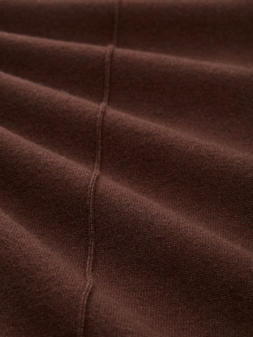 TOM TAILOR Wide Leg Hose in Braun