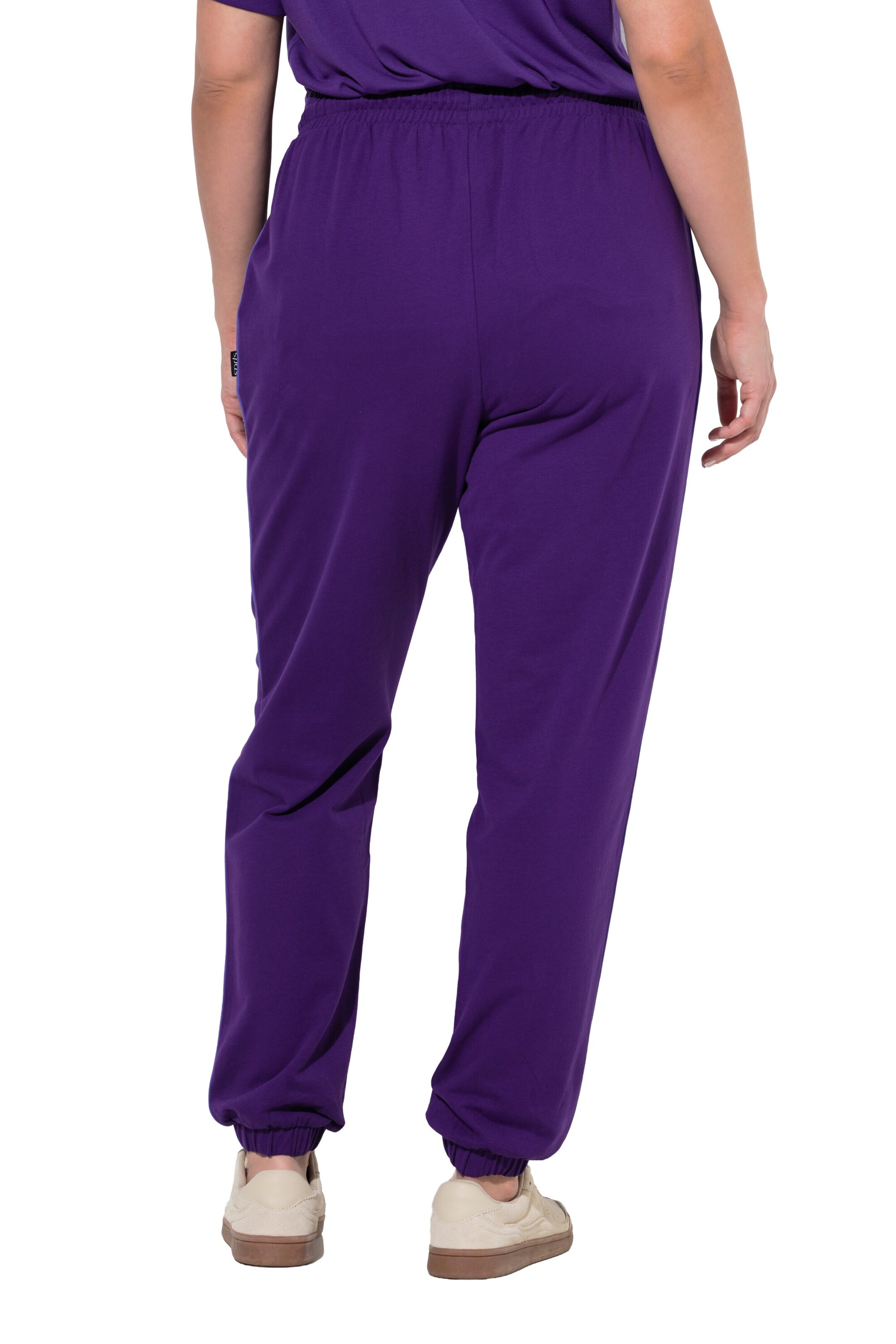 Ulla Popken Tapered Broek in Lila