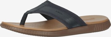 GEOX T-Bar Sandals in Blue: front