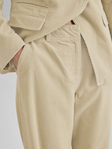 ROUGE EDIT Wide leg Broek in Beige