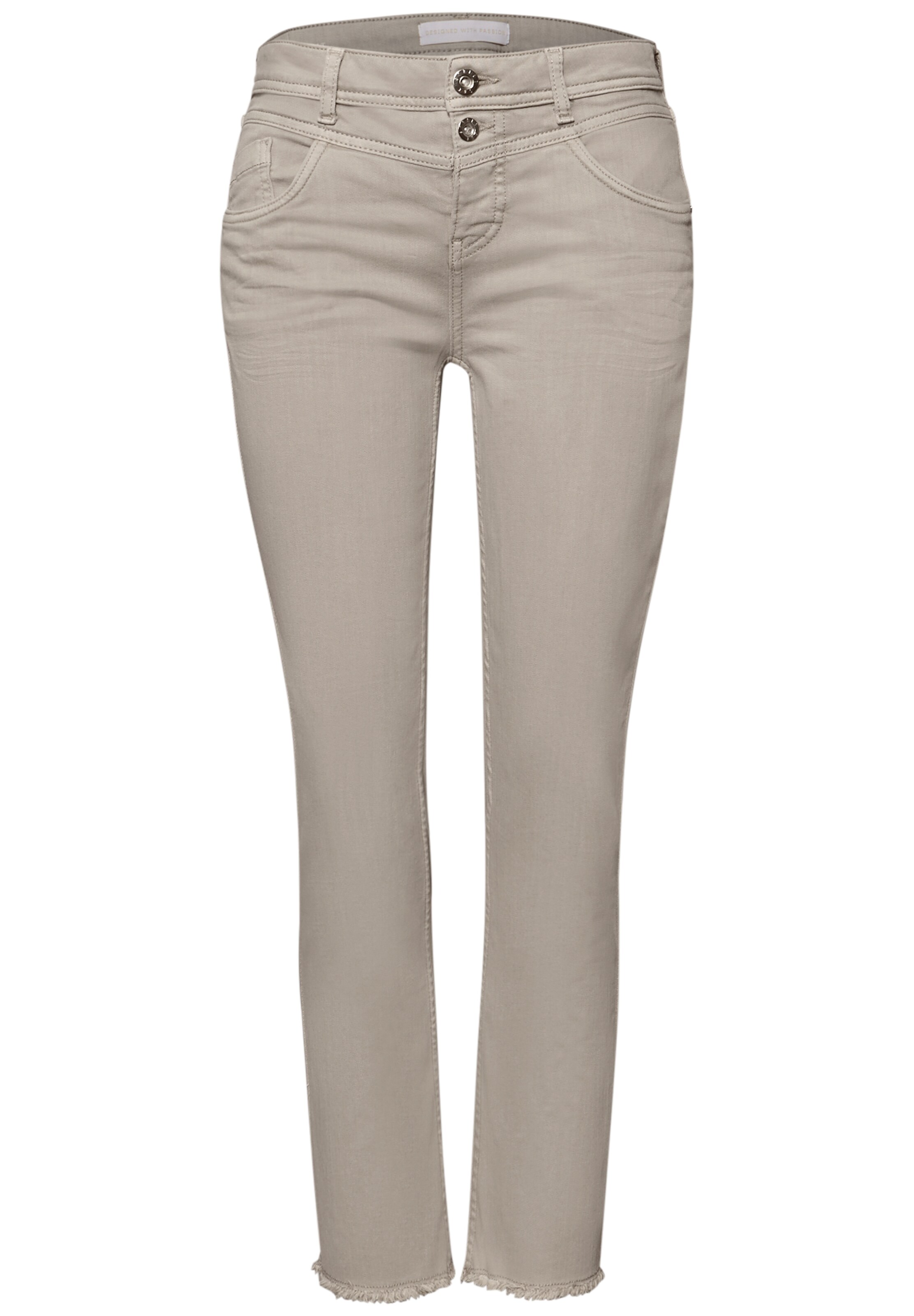 STREET ONE Regular Jeans in Beige: front