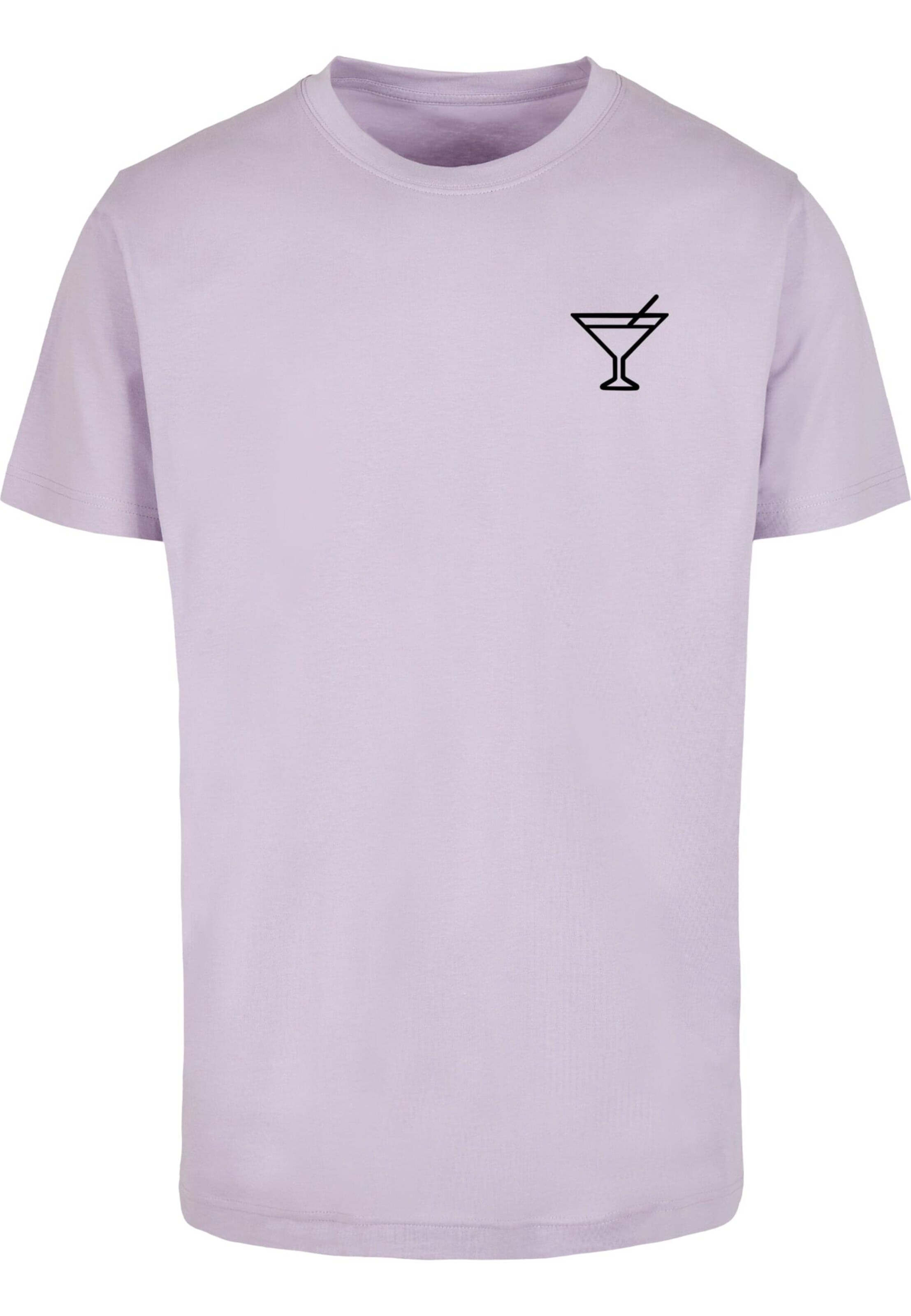 T-Shirt 'Summer - Cocktail' Merchcode en violet : devant