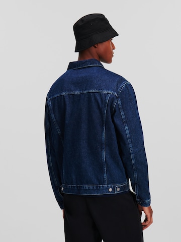 Karl Lagerfeld Prehodna jakna 'Ikonik' | modra barva
