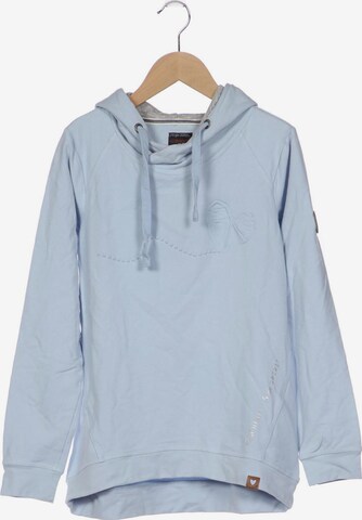 s'questo Sweatshirt & Zip-Up Hoodie in S in Blue: front