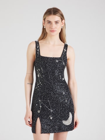 Robe de cocktail 'LE SABLE' Staud en bleu : devant