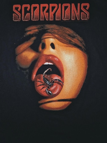 Scorpions Koszulka 'Scorpions Tongue T-Shirt' w kolorze czarny