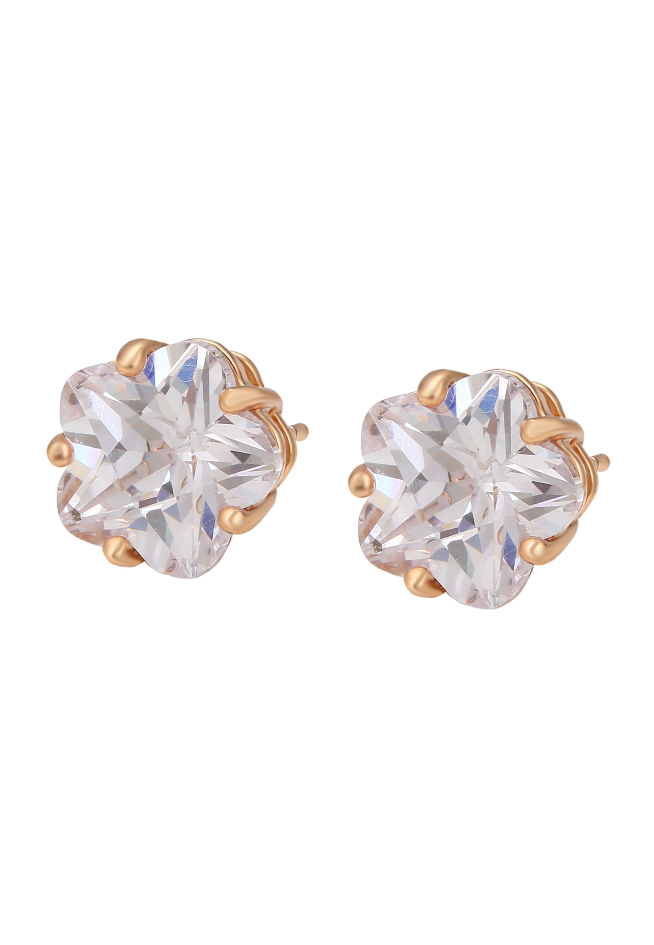 Gaya Boucles d'oreilles en or rose, Vue avec produit