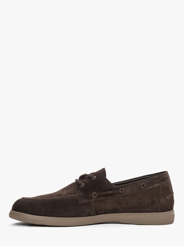 Estro Moccasin '09-4833' in Brown: front