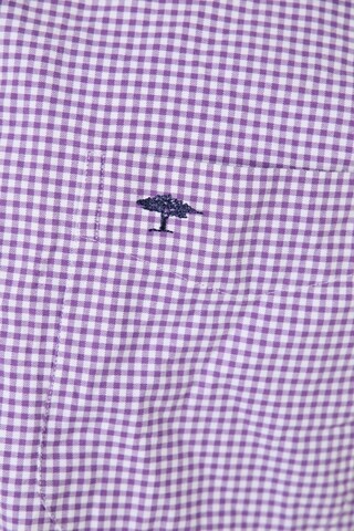 FYNCH-HATTON Button Up Shirt in M in Purple