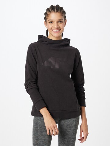 4F - Sweatshirt de desporto em preto: frente