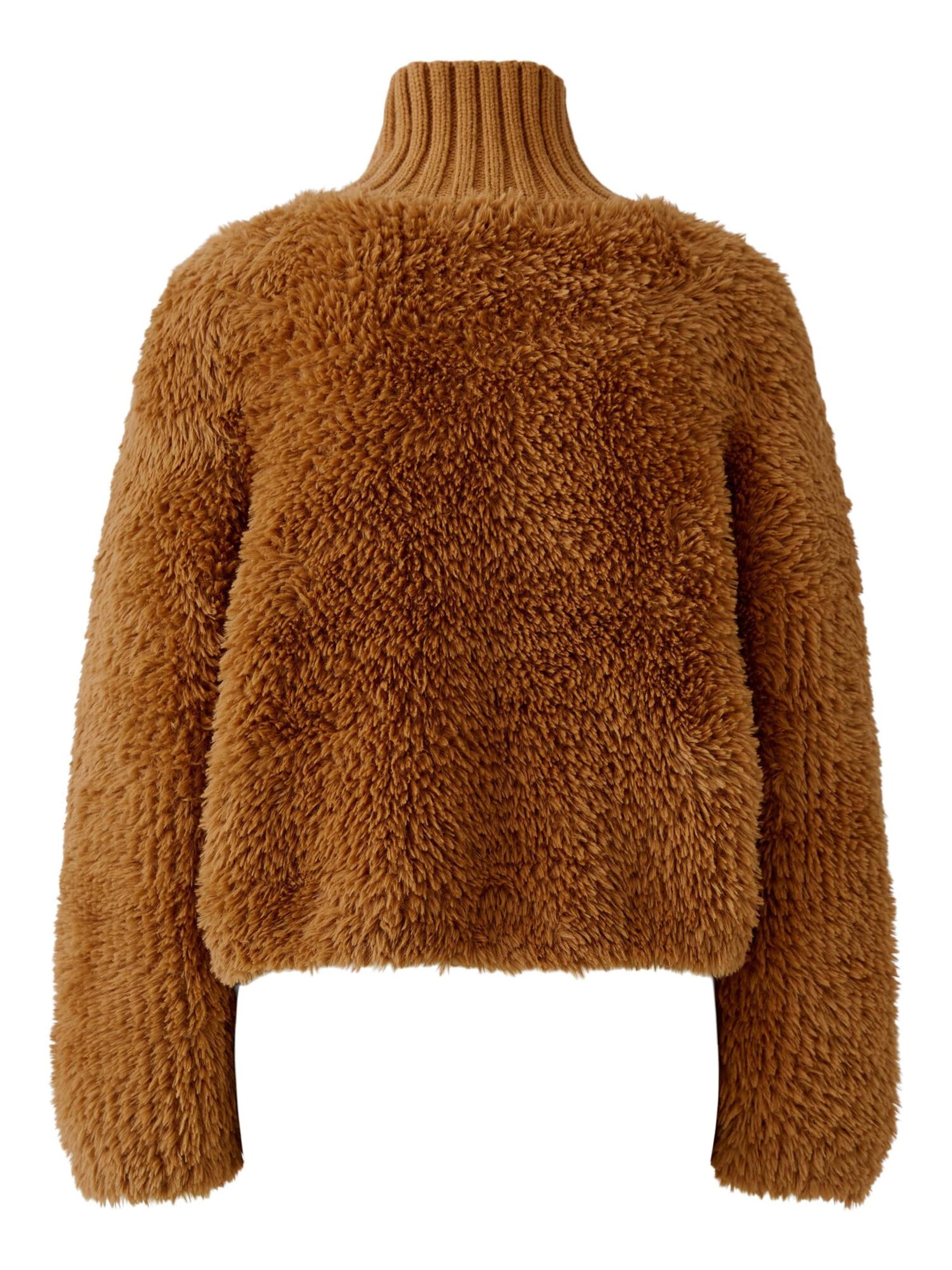OUI Knit Cardigan in Brown