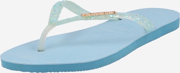 Tongs HAVAIANAS en bleu : devant