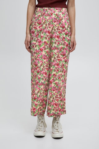 ICHI Wide leg Pants 'Marrakech' in Mixed colors: front