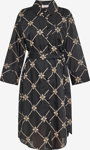 usha FESTIVALKošulja haljina - crna boja: prednji dio