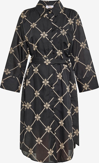 usha FESTIVAL Košulja haljina u ecru/prljavo bijela / crna, Pregled proizvoda