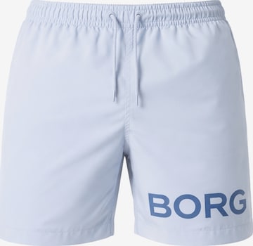 Shorts de bain BJÖRN BORG en bleu : devant