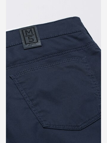 MEYER Slimfit Broek 'M5' in Blauw