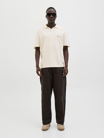 T-Shirt 'JORNORREBRO' JACK & JONES en beige