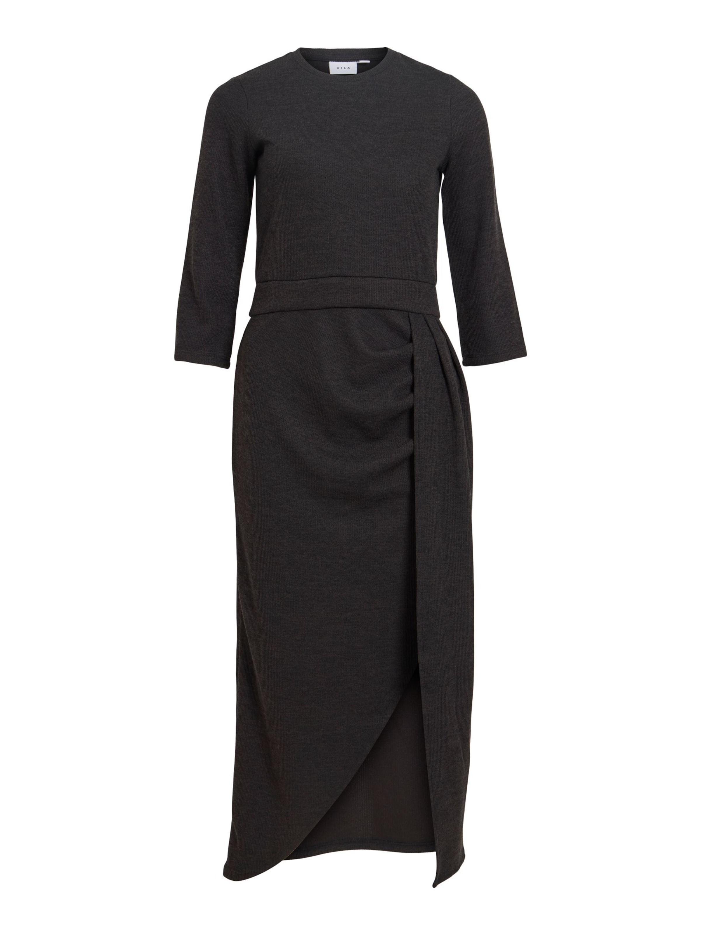 VILA Kleid 'VIRaffi' in Schwarz: Vorderseite