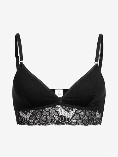 Erlich Textil Bralette 'Amelie' in schwarz, Produktansicht