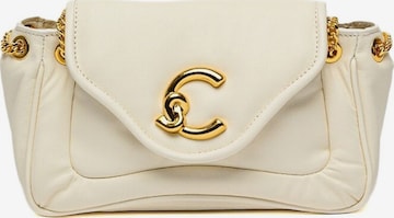 Coccinelle Handbag 'Coccinelle C-Me Fluffy Handbag Puffy Smooth Leather' in White: front