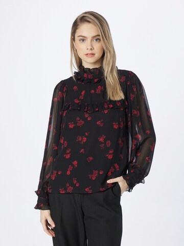 KAREN BY SIMONSEN - Blusa 'Fie' en negro: frente