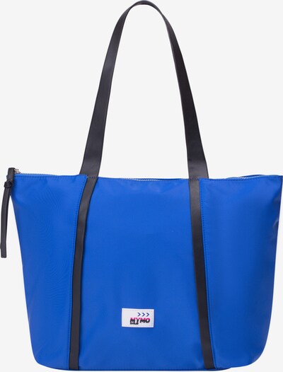 myMo ATHLSR Shopper in de kleur Kobaltblauw / Zwart / Wit, Productweergave