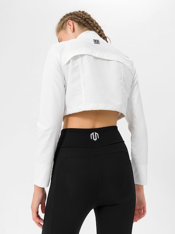 MOROTAI Sportsjakke 'CHROME TACTICAL BOMBER' i hvid